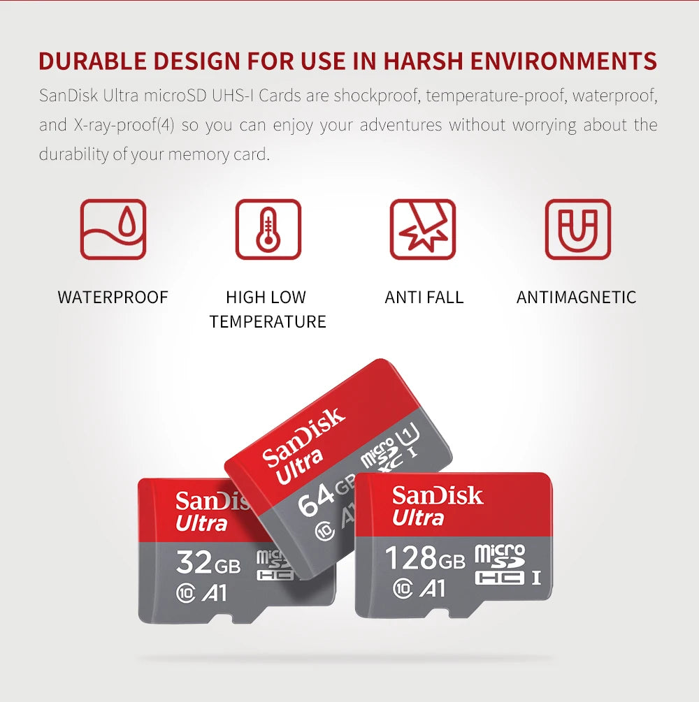 SanDisk Ultra A1 Micro SD Memory Card